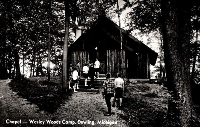 Wesley Woods Camp & Retreat Center - Vintage Postcard (newer photo)